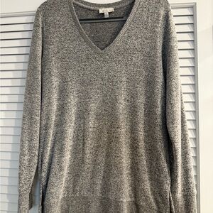 Lucky Brand Charcoal Knit Top